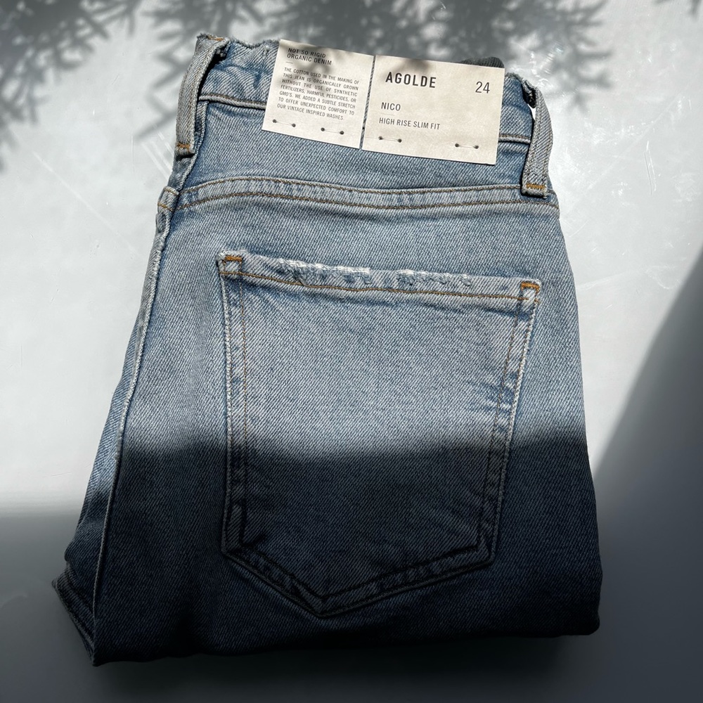 AGOLDE - High Rise Silm Fit Denim
